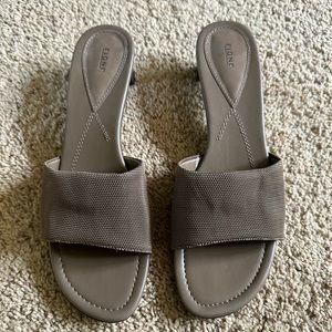 Cafe brown low heel size 10